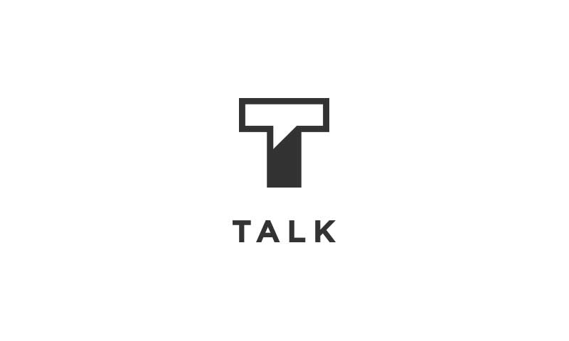Talk Logo Afbeelding door Friendesigns · Creative Fabrica